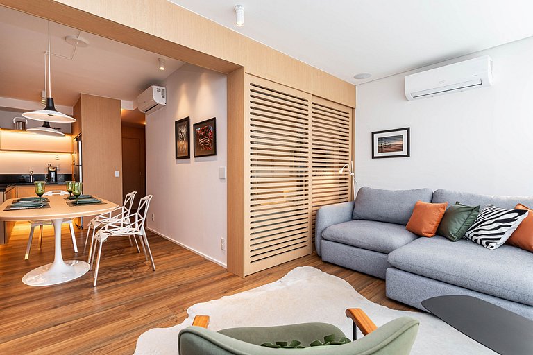 White 2880 Pinheiros| Lindo Apê 28°| 2 dorms 80m