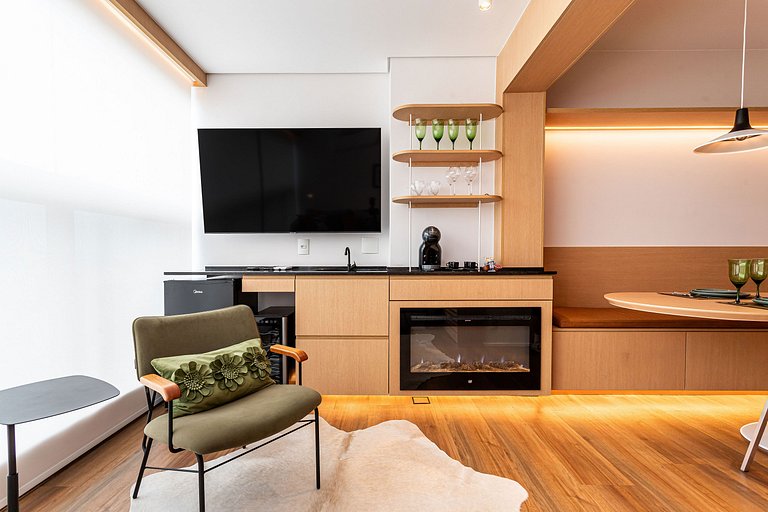 White 2880 Pinheiros| Lindo Apê 28°| 2 dorms 80m