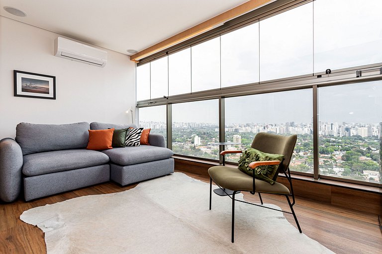 White 2880 Pinheiros| Lindo Apê 28°| 2 dorms 80m