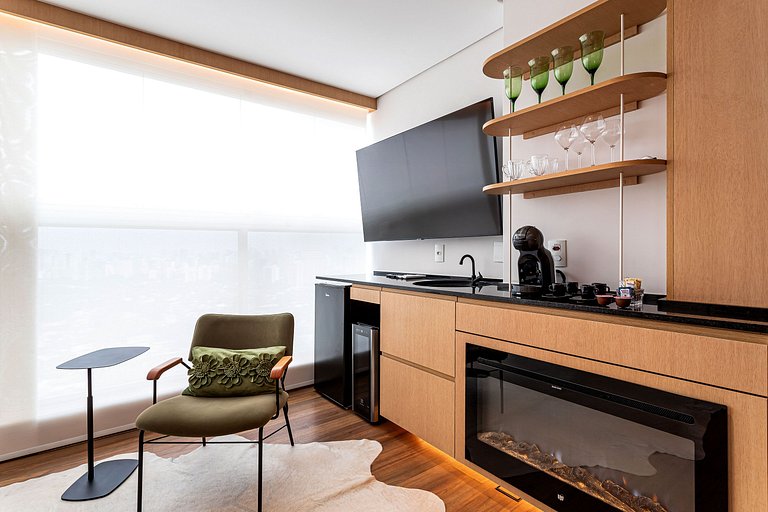 White 2880 Pinheiros| Lindo Apê 28°| 2 dorms 80m