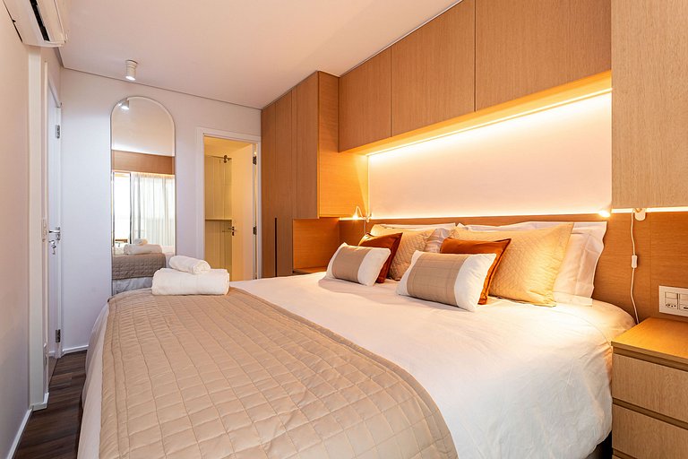 White 2880 Pinheiros| Lindo Apê 28°| 2 dorms 80m