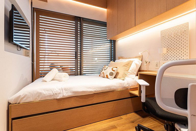 White 2880 Pinheiros| Lindo Apê 28°| 2 dorms 80m