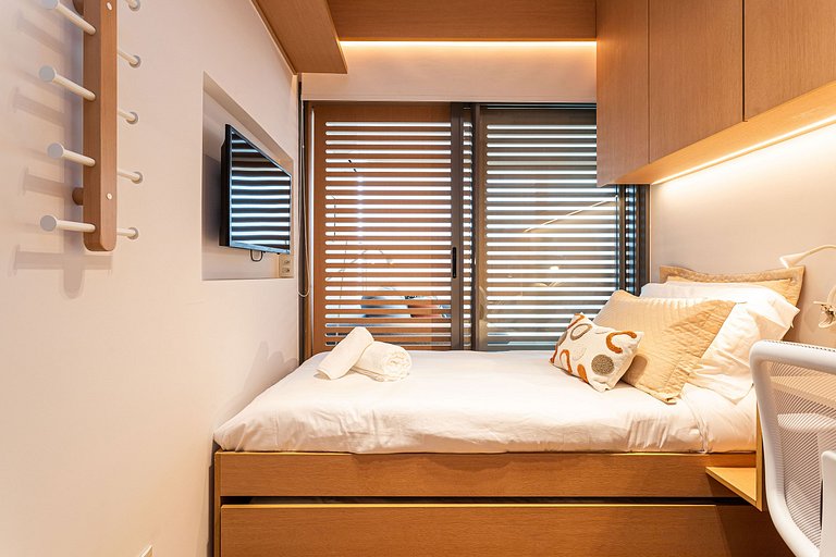 White 2880 Pinheiros| Lindo Apê 28°| 2 dorms 80m