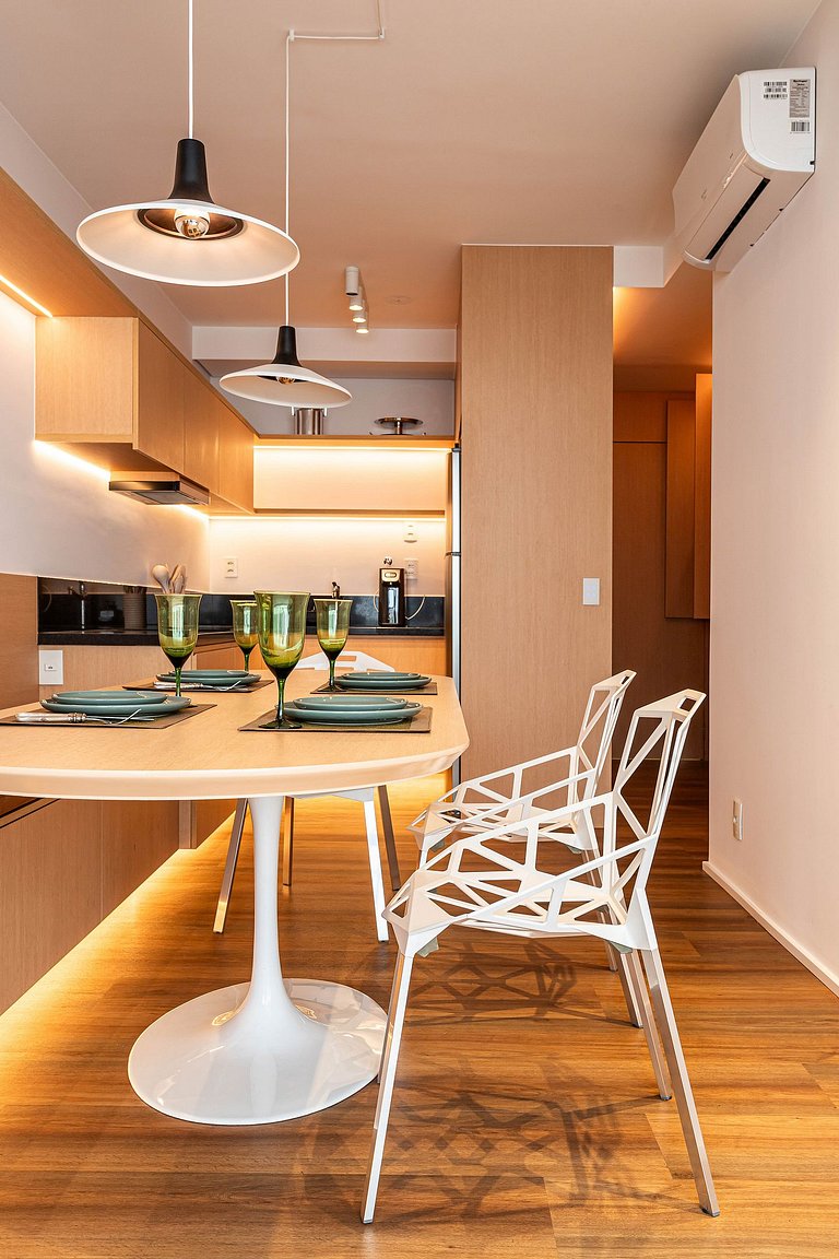 White 2880 Pinheiros| Lindo Apê 28°| 2 dorms 80m