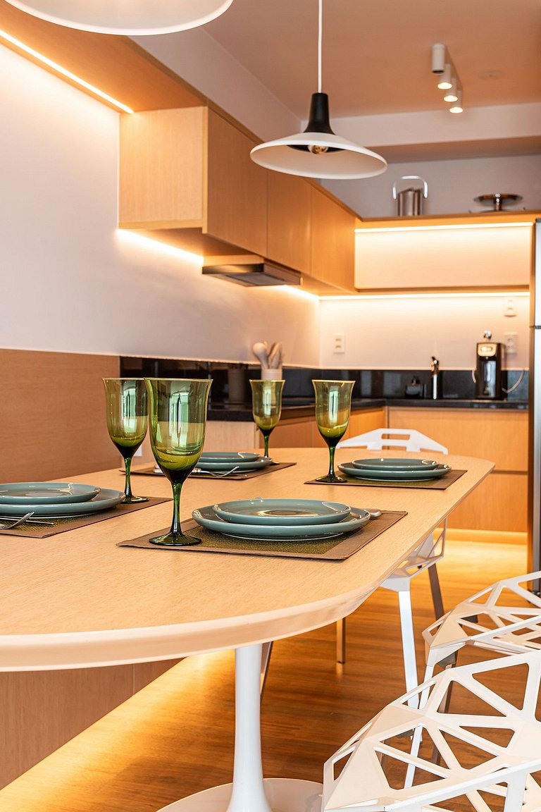 White 2880 Pinheiros| Lindo Apê 28°| 2 dorms 80m