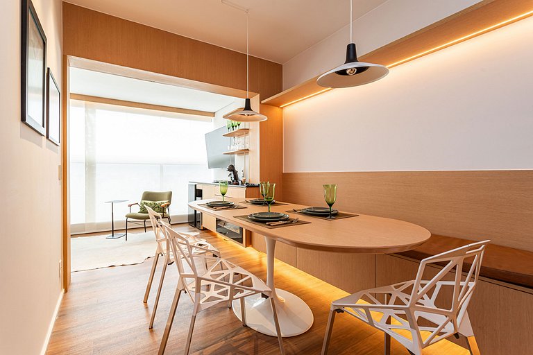 White 2880 Pinheiros| Lindo Apê 28°| 2 dorms 80m