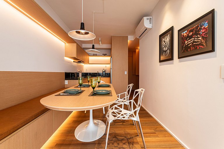 White 2880 Pinheiros| Lindo Apê 28°| 2 dorms 80m