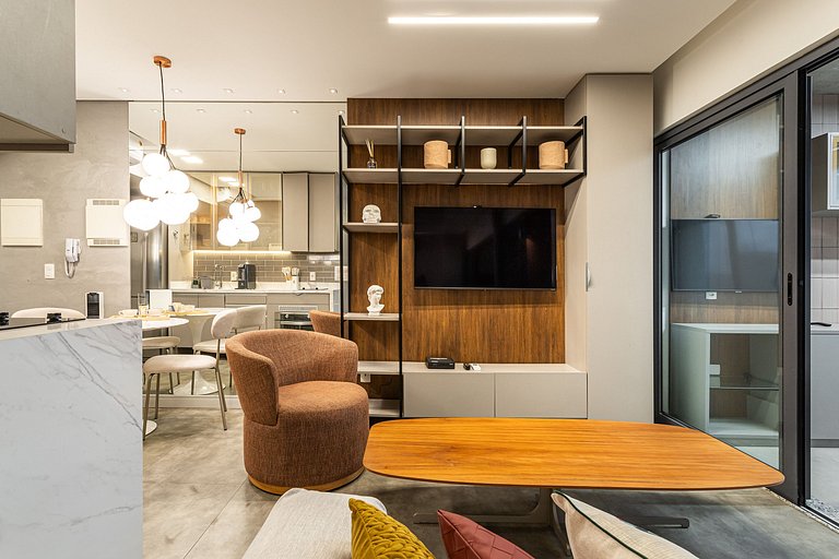 Charme e Conforto | Forma Itaim 45m Faria Lima/ JK