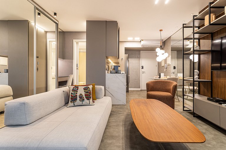 Charme e Conforto | Forma Itaim 45m Faria Lima/ JK