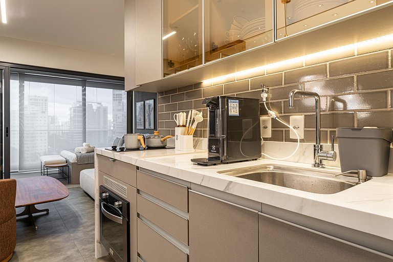 Charme e Conforto | Forma Itaim 45m Faria Lima/ JK