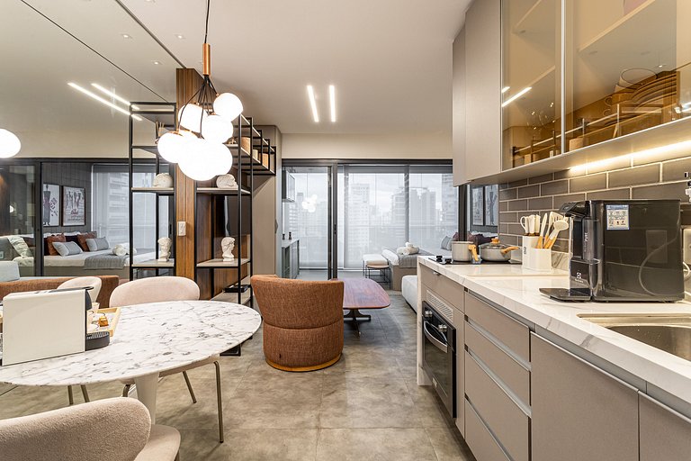 Charme e Conforto | Forma Itaim 45m Faria Lima/ JK