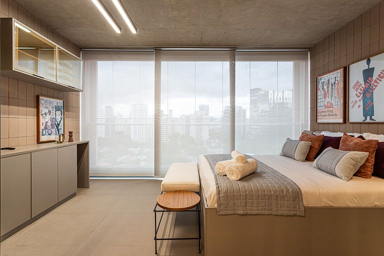 Charme e Conforto | Forma Itaim 45m Faria Lima/ JK