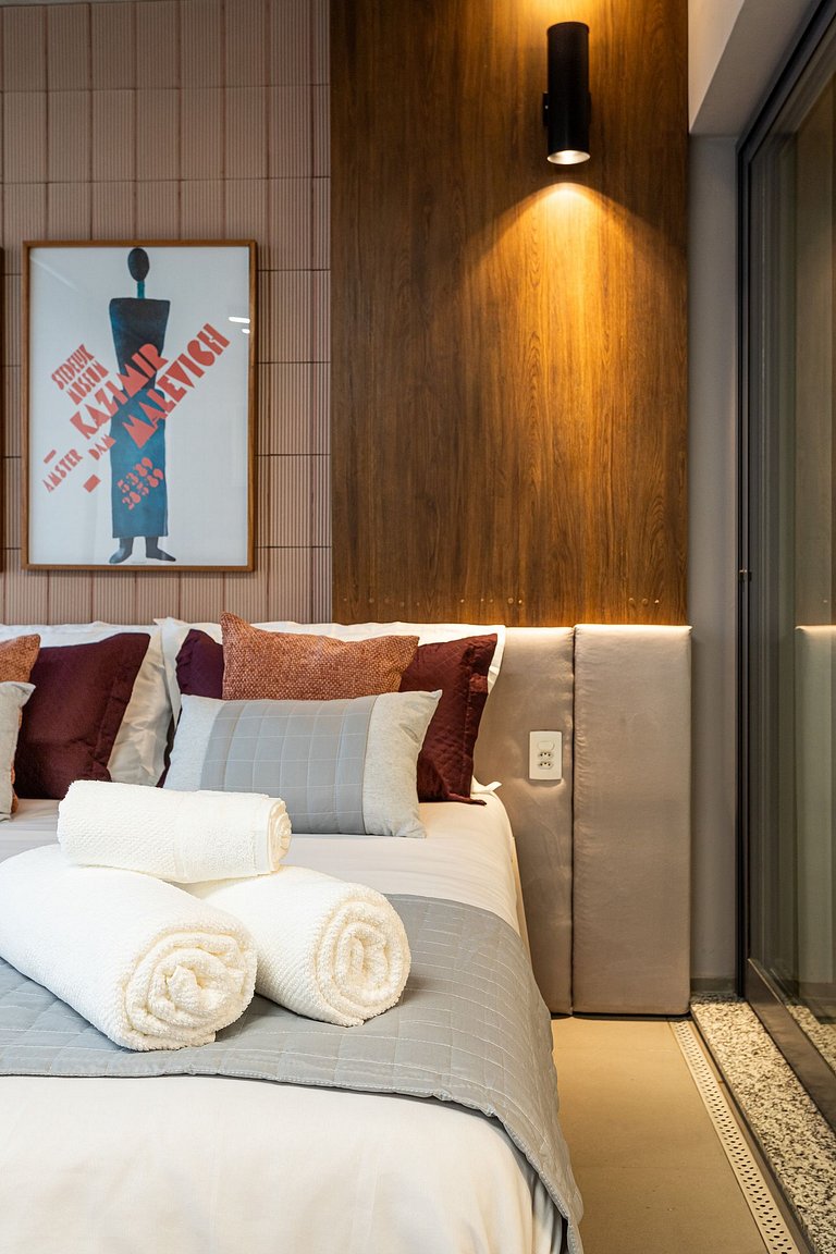 Charme e Conforto | Forma Itaim 45m Faria Lima/ JK