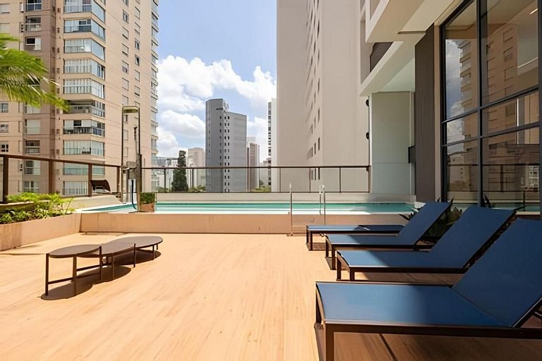 Studio Moderno e Aconchegante / Campo Belo / 27m