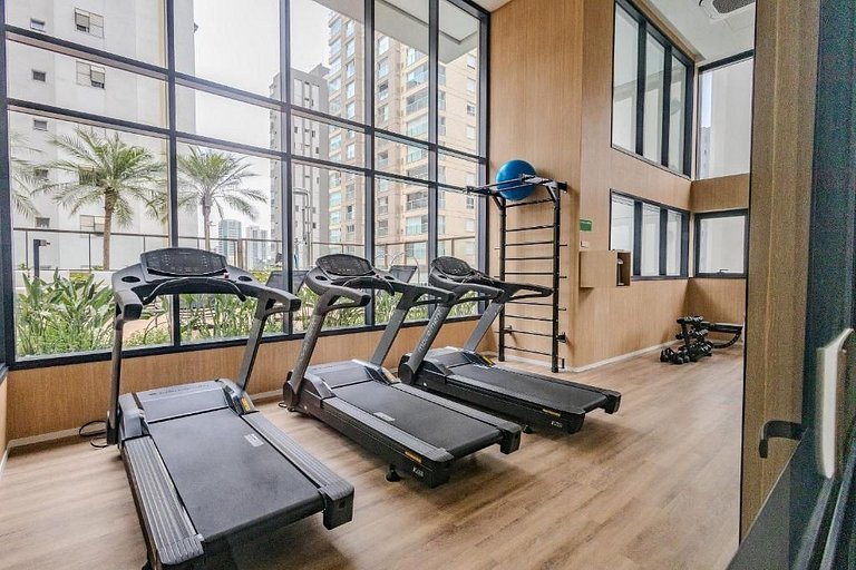 Studio Moderno e Aconchegante 27m | Campo Belo