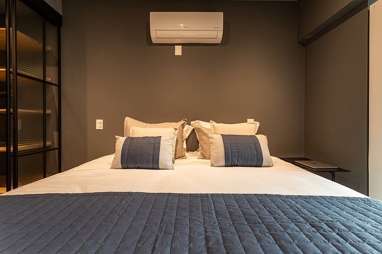 Lindo apê com Jacuzzi e cama King | Itaim Bibi