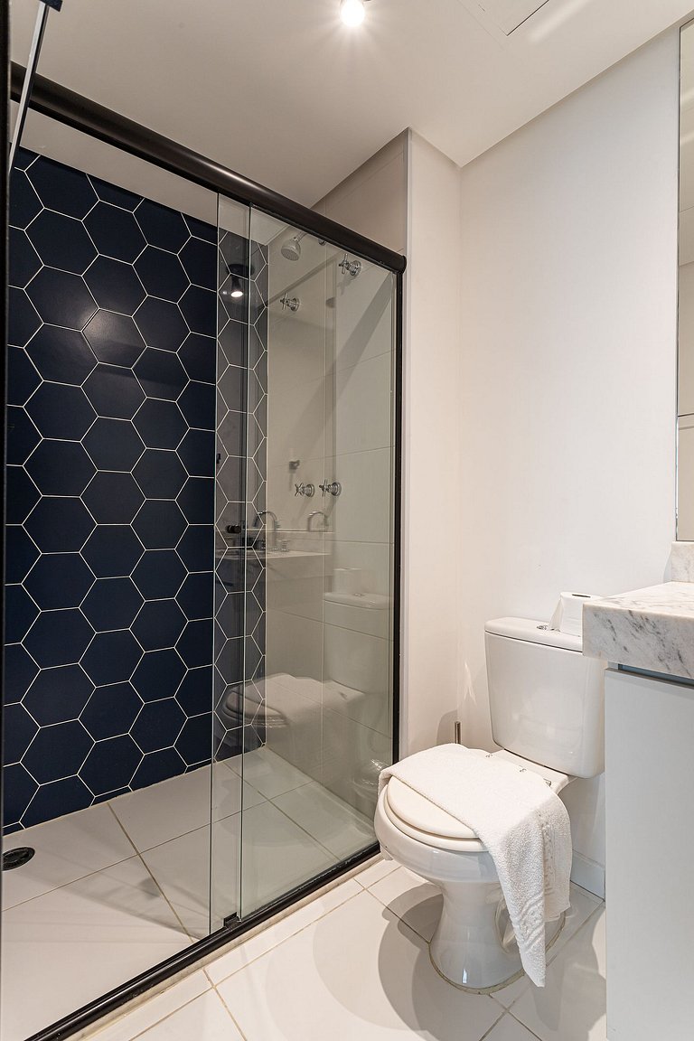 Lindo apê com Jacuzzi e cama King | Itaim Bibi