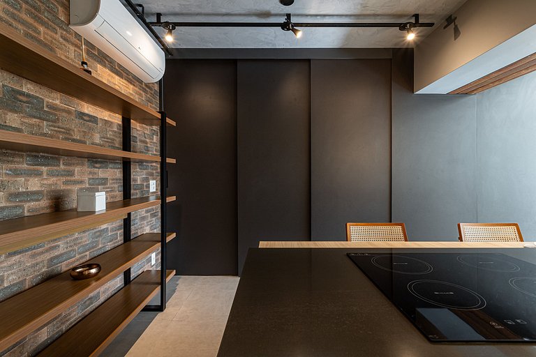 Lindo apê com Jacuzzi e cama King | Itaim Bibi