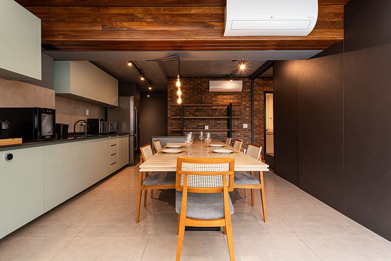 Lindo apê com Jacuzzi e cama King | Itaim Bibi