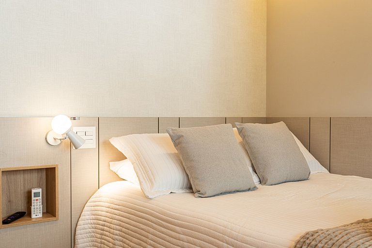 Studio Moderno e Aconchegante 27m | Campo Belo