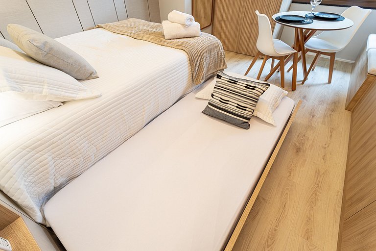 Studio Moderno e Aconchegante 27m | Campo Belo