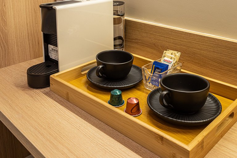 Studio Moderno e Aconchegante 27m | Campo Belo