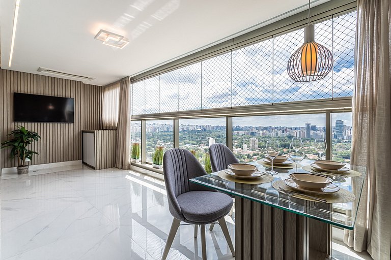 Apê Moderno | 2 dorms c/ varanda | 26° andar