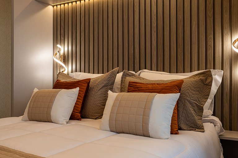 Apê Moderno | 2 dorms c/ varanda | 26° andar